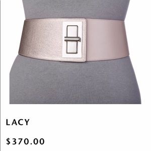 Suzi Roher Lacy two tone cinch brown belt